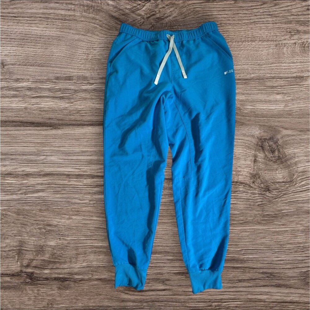 Figs Technical Collection Zamora Jogger Scrub Pants Teal‎ Size L *See photo 4*